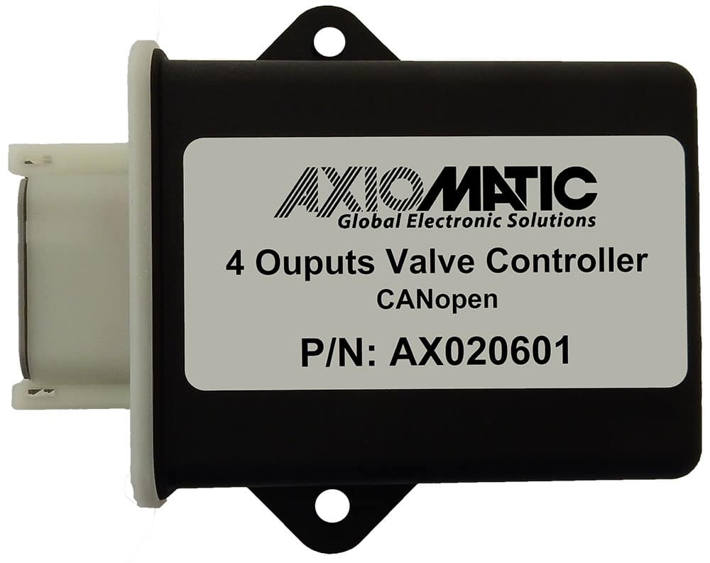 CAN to 4 Outputs Valve Controllers