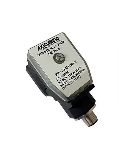 Single Valve Controller, DIN43650A, 500 kbps SAE J1939