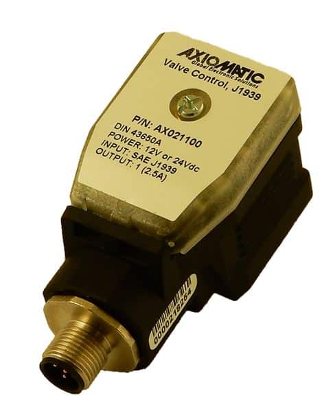 CAN to 1 Output Valve Controller, DIN 43650A