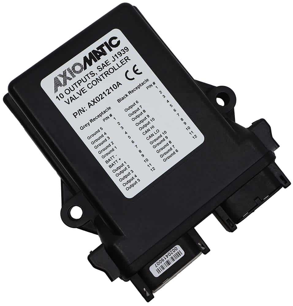 CAN to 10 Output Valve Controller, SAE J1939 
