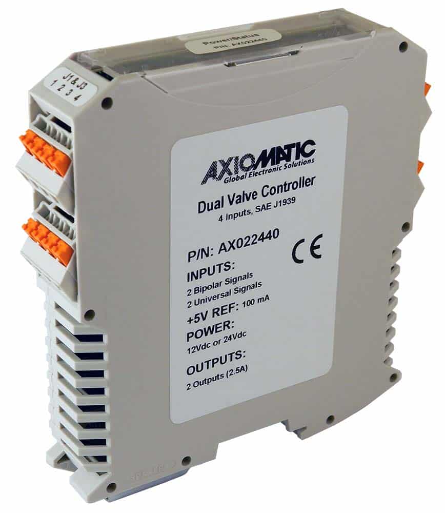 Dual Input/Output Valve Controllers, DIN Rail