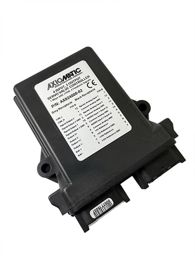 Dual Servo Valve Controller, +/-400mA, 4 Inputs, 4 Outputs, +5V & +10V Ref., SAE J1939, 1 Mbps