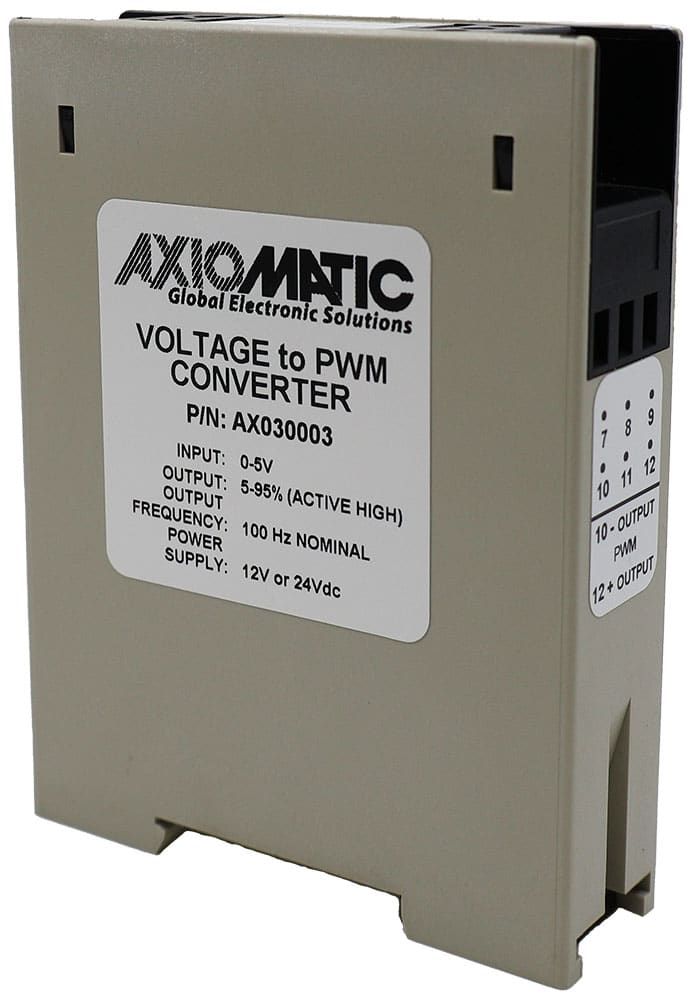 0-5V to 100 Hz PWM Signal Converter, DIN Rail Mount
