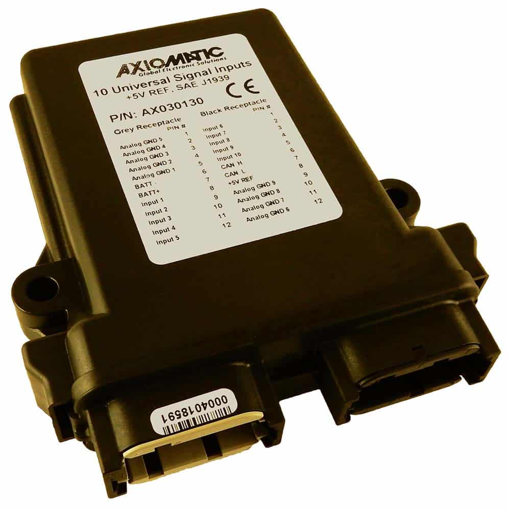 10 Universal Signal Input CAN Controller, +5V Ref., SAE J1939
