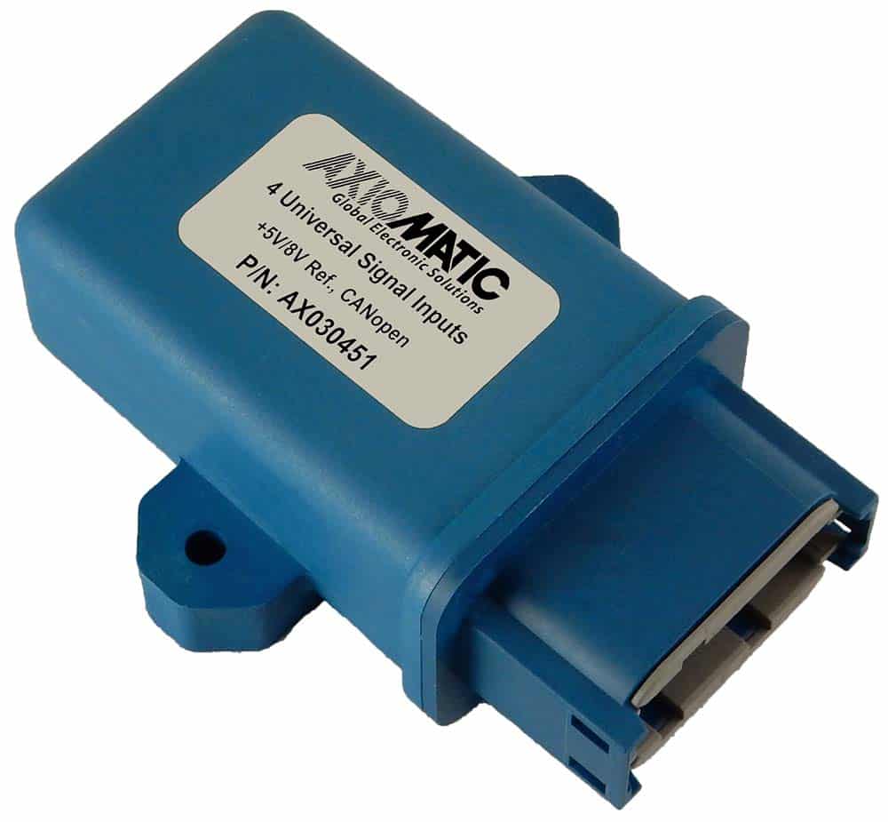 4 Universal Input CAN Controller, +5V/8V Reference with Feedback Signal, CANopen®