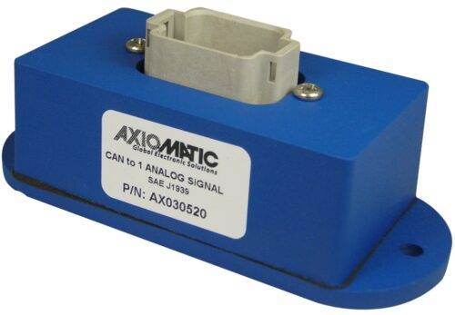 1 Analog Signal Output Controller, SAE J1939, AX030520