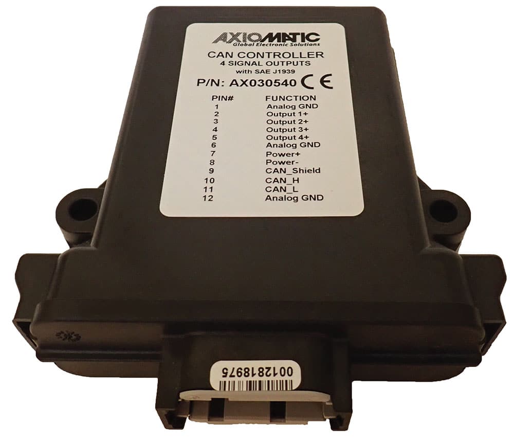 4 Universal Signal Outputs CAN Controller, SAE J1939