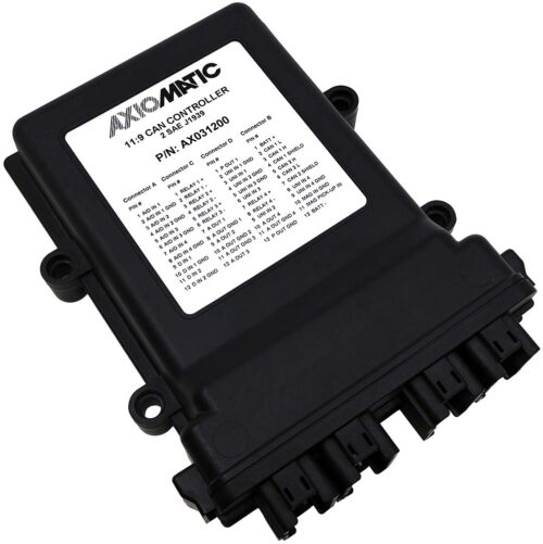 11 Inputs, 4 Analog, 4 Relay, and 1 Valve Output Isolated CAN Controller, 2x SAE J1939, AX031200