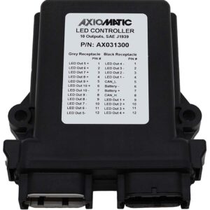 10 LED Outputs Controller, SAE J1939, AX031300