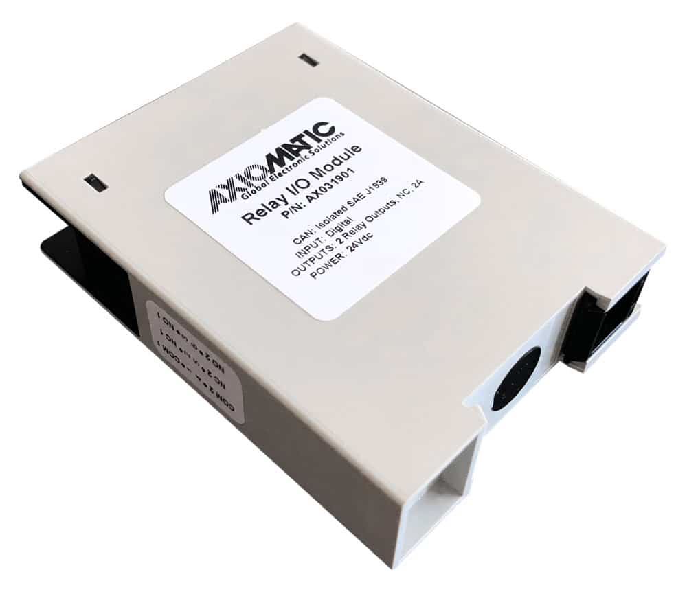 1 Digital Input, 2 Relay Outputs Controller, Isolated CAN, DIN Rail Mount