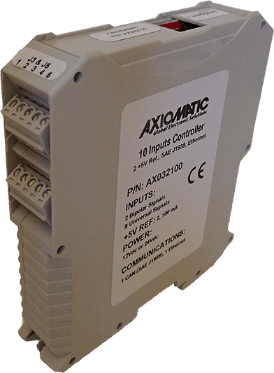 2 Bipolar Analog/Digital and 8 Universal Signal Inputs Controller, DIN Rail Mount