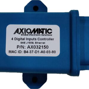 4 Digital Inputs Controller, SAE J1939, Ethernet, AX032150 4 Digital Inputs Controller SAE J1939, Ethernet AX032150 AX032150