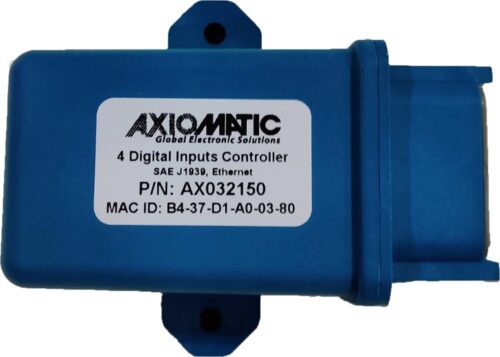 4 Digital Inputs Controller, SAE J1939, Ethernet, AX032150