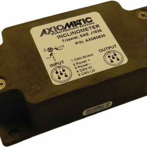 High Performance Triaxial Inclinometer, SAE J1939, M12 Connectors, AX060830