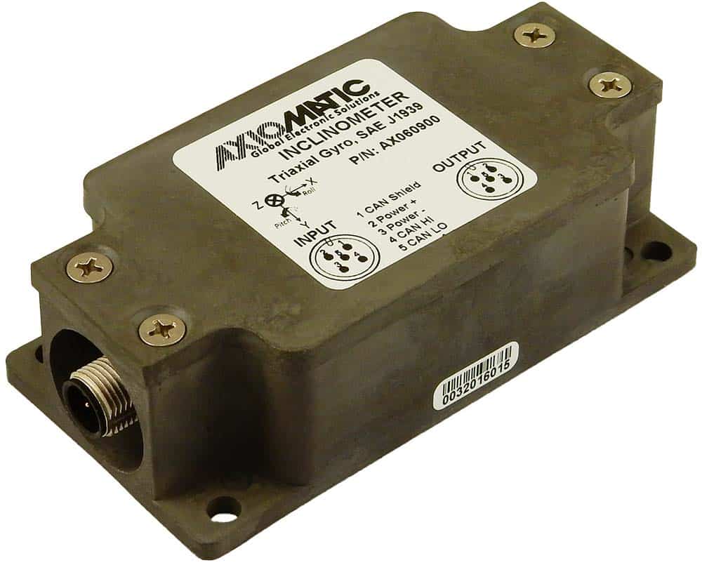 Triaxial Gyroscope Inclinometers, M12 Connectors