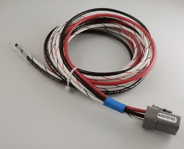 Wire Harness: DTP06-4S assembly + 2m Unterminated Wires (BLU)