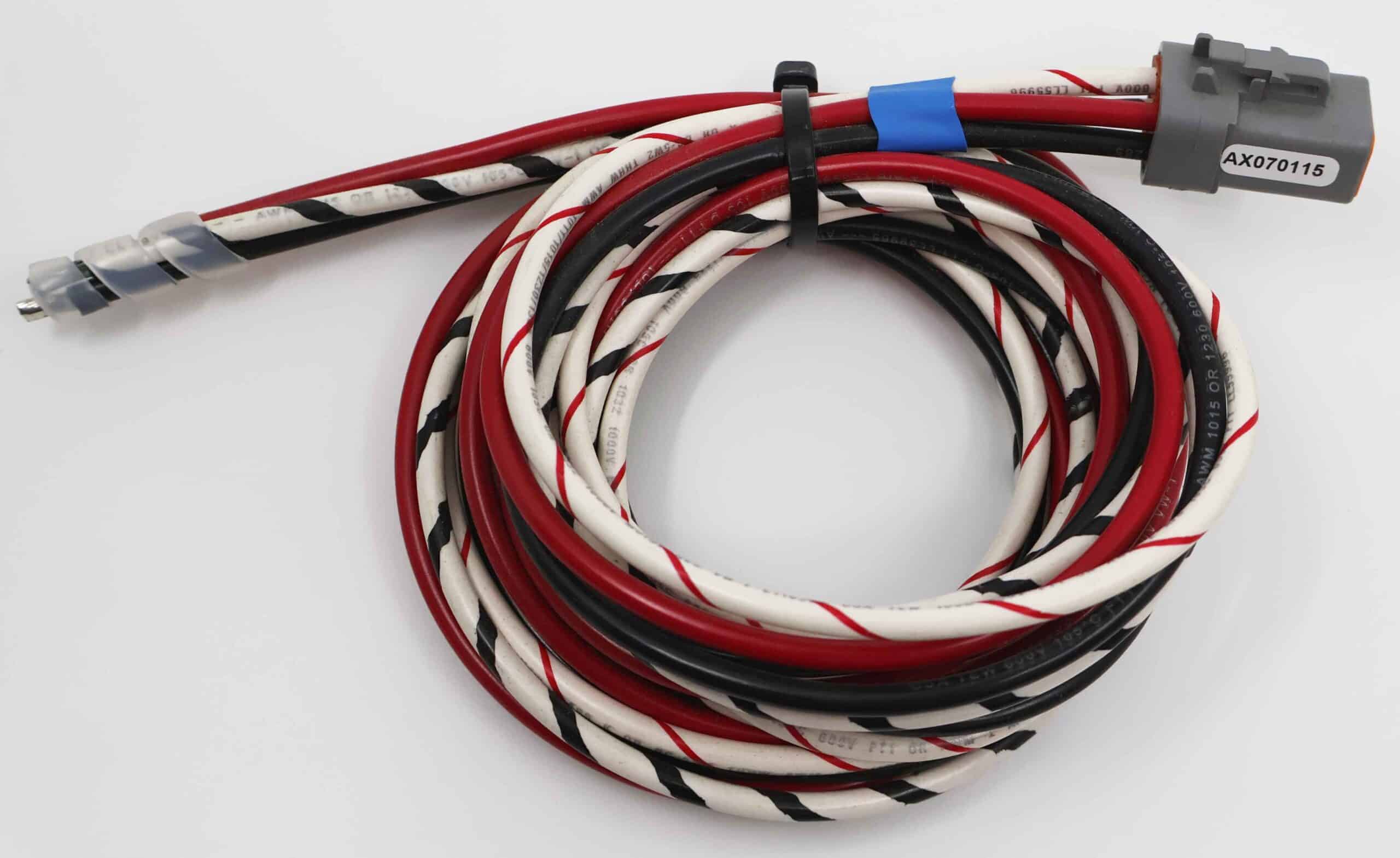 Wire Harness: DTP06-4S Assembly + 2m 10AWG unterminated wires