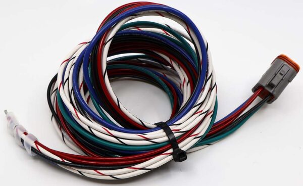Wire Harness: 8-Pin DT06-08SA Plug, 2 m (6.5 ft), 14 AWG Unterminated Leads, AX070148
