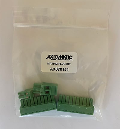 Mating Plug Kit (2 10-position MC1,5/10-ST-3,81, 1 2-position MC1,5/ 2-ST-3,81 and 1 MVSTBR2,5HC/2-ST-5,08 Screw Terminal Plugs)