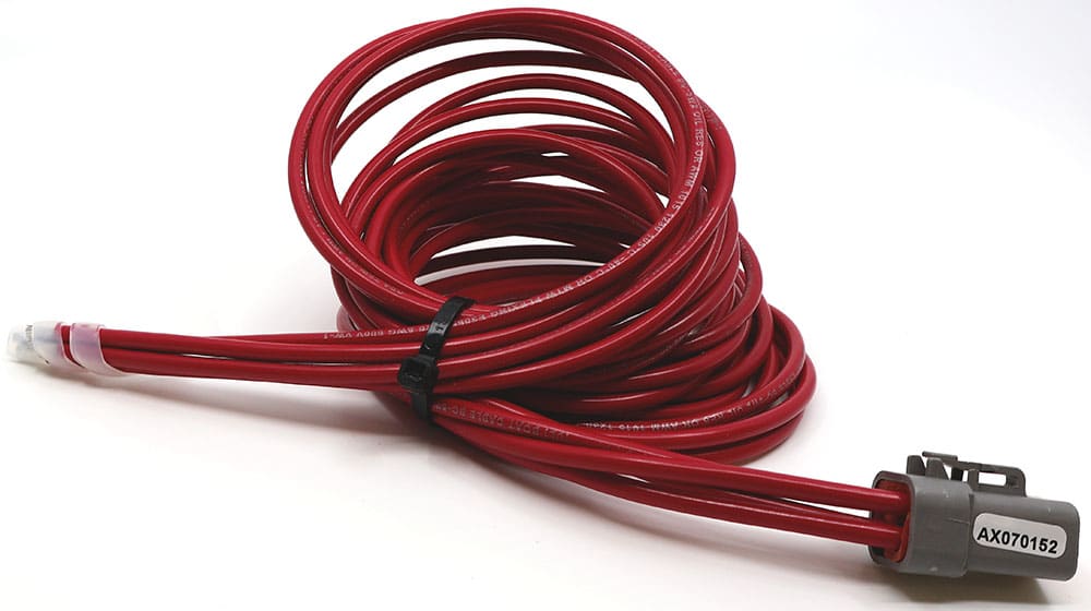 Wire Harness, 2m (TE Deutsch P/N: DTP06-4S, WP4S, 4 sockets 1062-12-0222, 2m (6.5 ft.) 10 AWG unterminated wires)