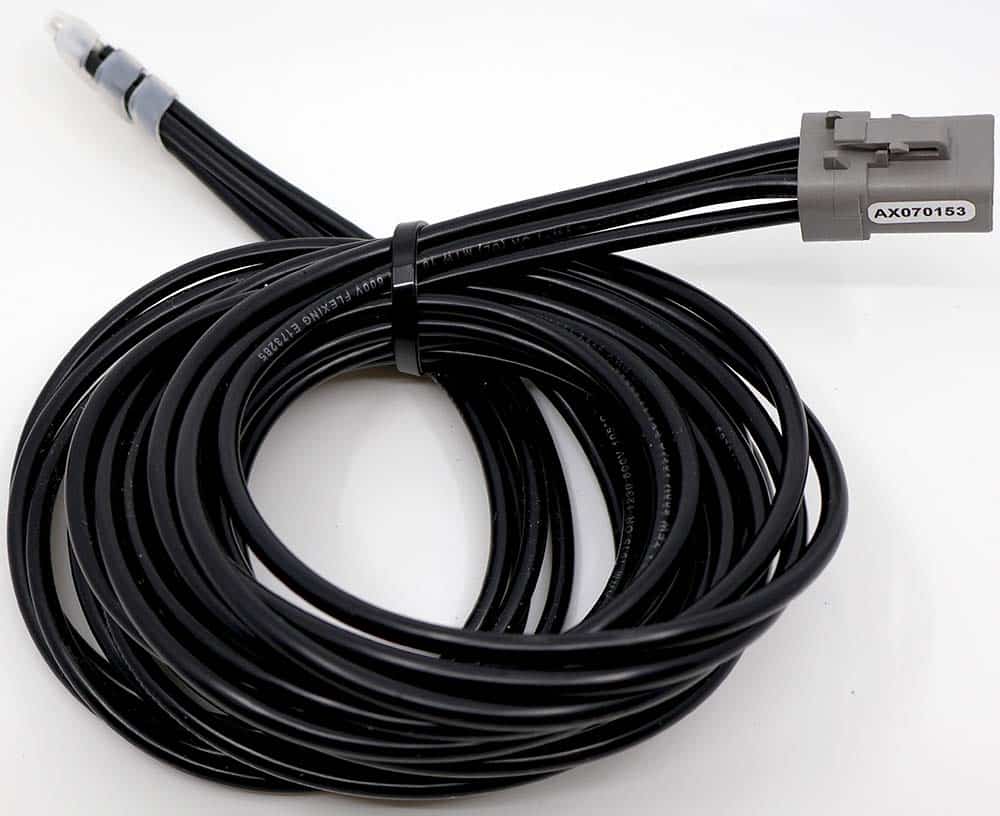 Wire Harness, 2m (TE Deutsch P/N: DTP06-4S, WP4S, 4 1062-12-0222 sockets, 2m (6.5 ft.) 10 AWG unterminated lead wires)