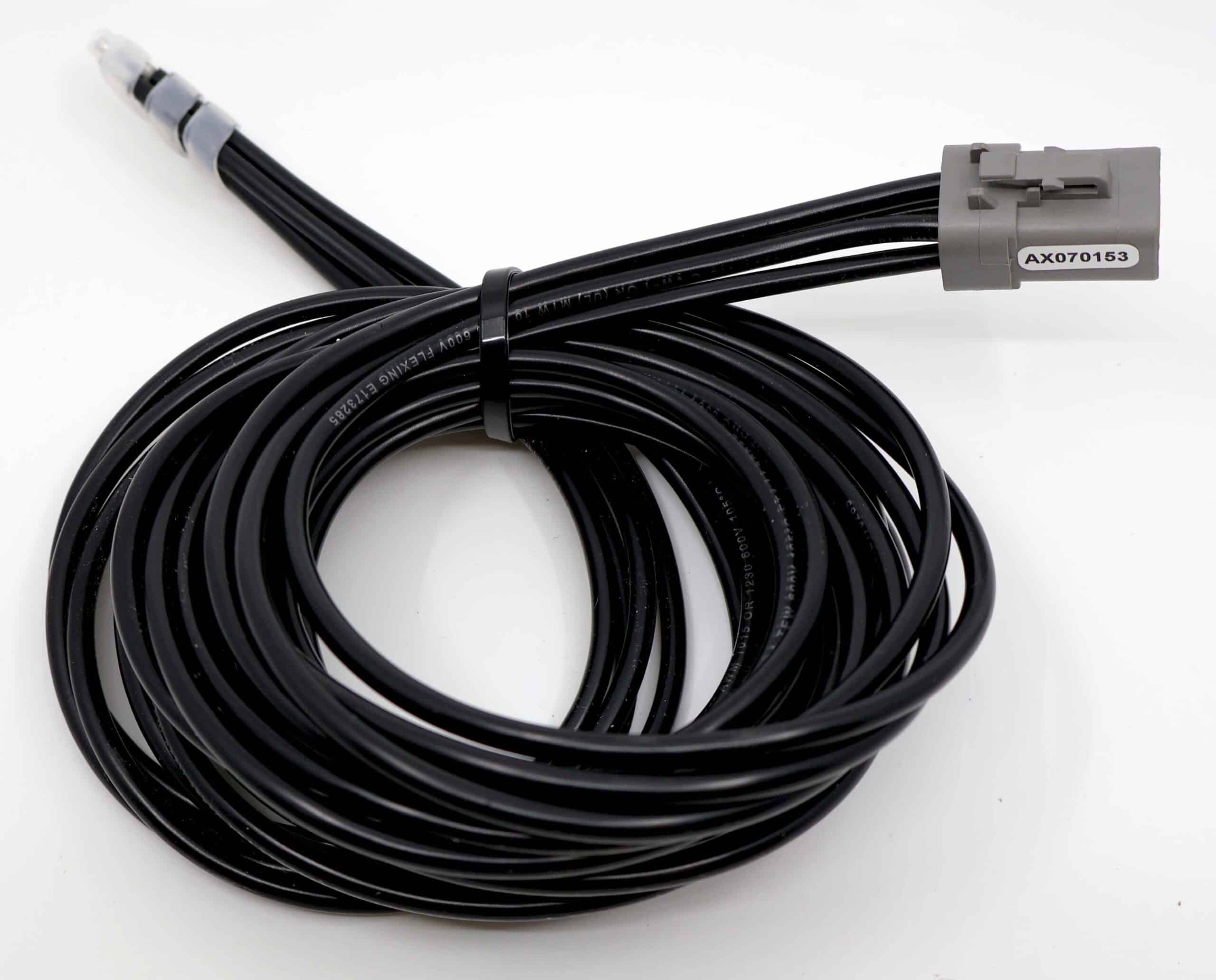 Wire Harness, 2m (TE Deutsch P/N: DTP06-4S, WP4S, 4 1062-12-0222 sockets, 2m (6.5 ft.) 10 AWG unterminated lead wires)