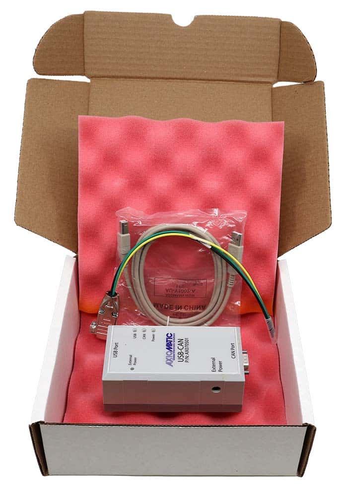 Axiomatic Electronic Assistant KIT (USB-CAN Converter, USB-A to USB-B Cable, CAN Cable)