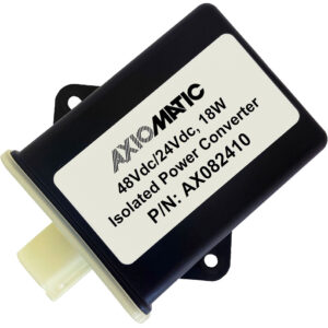 48VDC/24VDC, 18W Isolated DC/DC Converter, AX082410