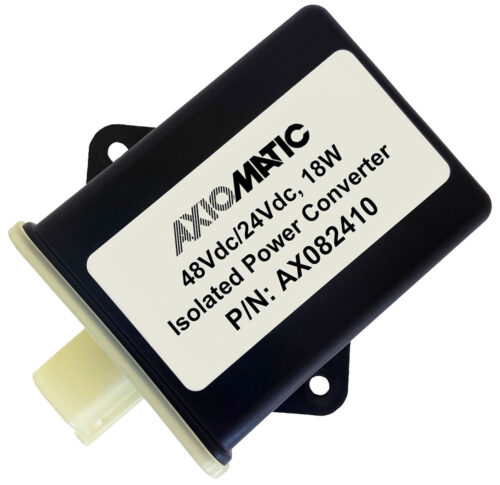 48VDC/24VDC, 18W Isolated DC/DC Converter, AX082410