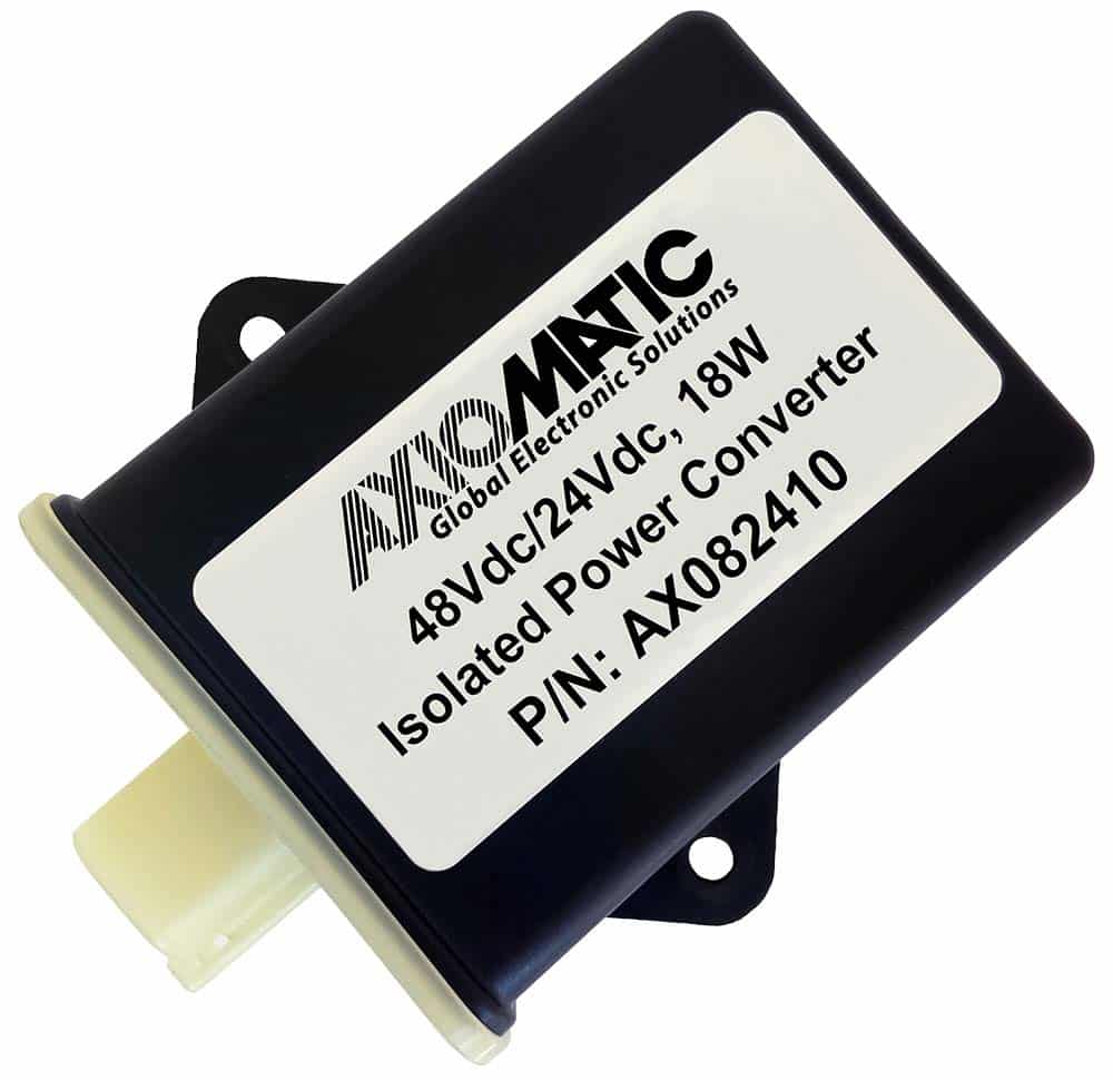 48VDC/24VDC, 18W Isolated DC/DC Converter