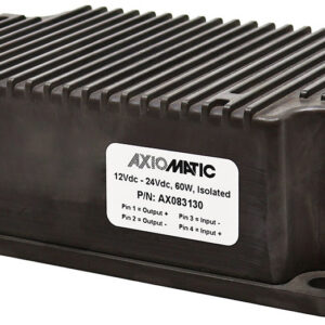 12VDC to 24VDC, 60W Isolated Converter, AX083130 L, KIT (AX083130 Converter, AX070155 Wire Harness), AX083130K