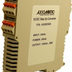24VDC/120VDC, 30W Converter, DIN Rail Mount, AX083500