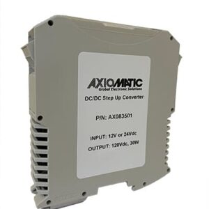 24VDC - 120VDC Converter, 30W DIN rail mount, Screw Terminals