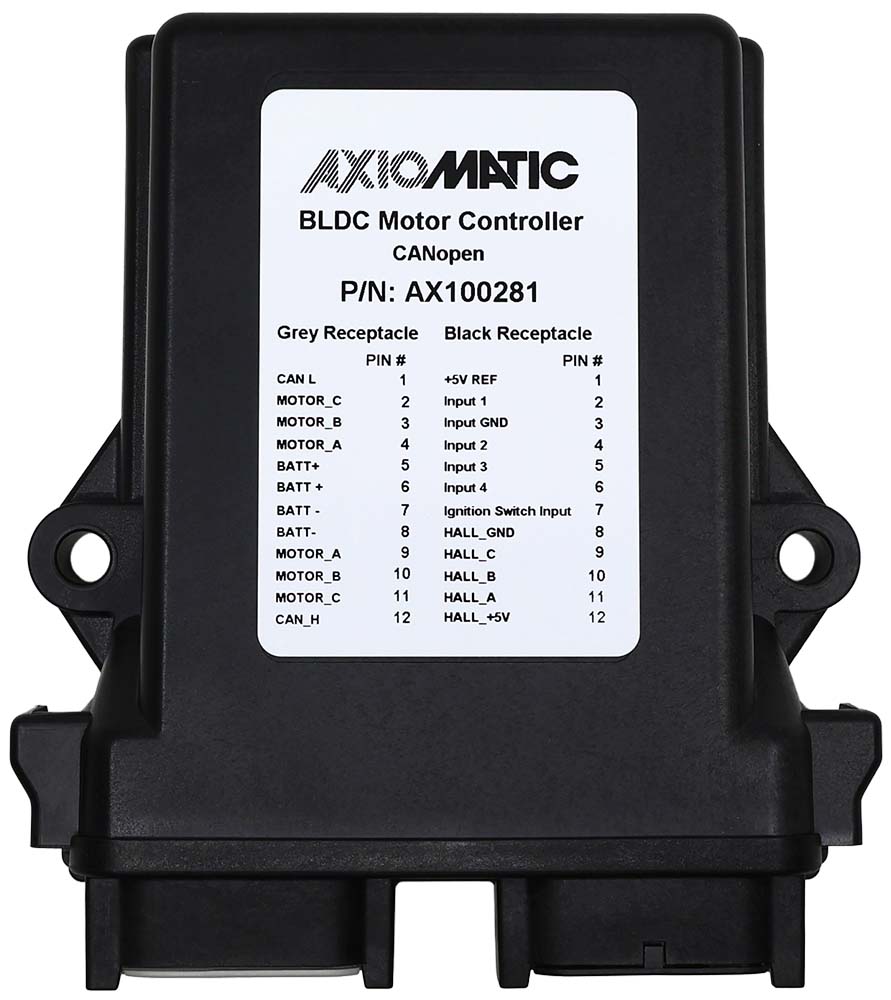 4 Inputs, 480W BLDC Motor Controller, CANopen®