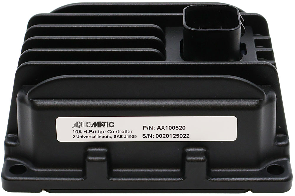 2 Universal Inputs, 10A H-Bridge Output Controller, SAE J1939