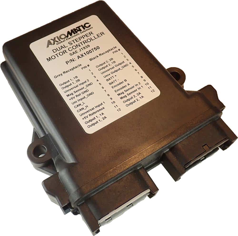2A Dual Stepper Motor Controller, SAE J1939