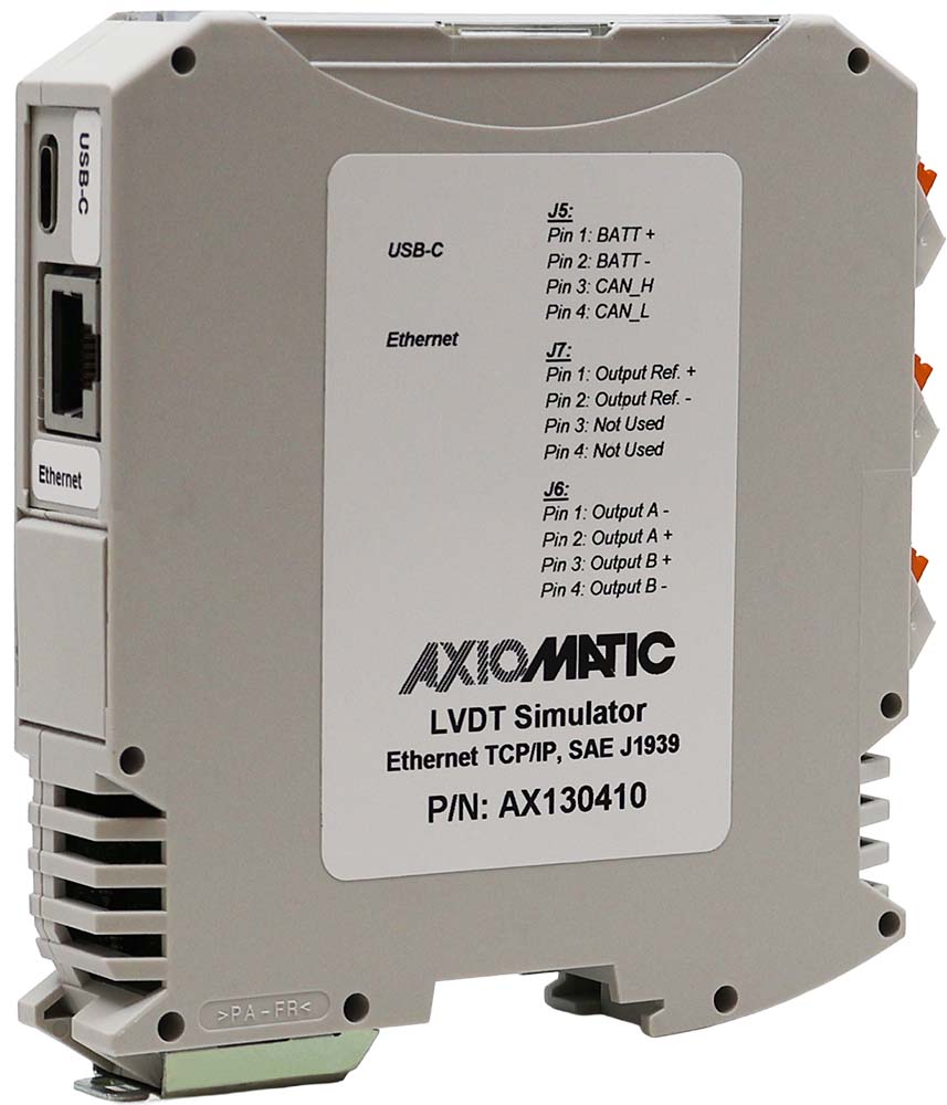 Precision LVDT Signal Conditioner, Isolated, AX130410