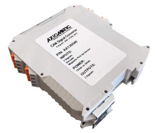 Isolated, Dual Channel, Universal Signal CAN Converter, SAE J1939, NFC, DIN Rail Mount, AX130540