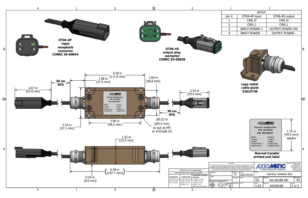 CAN-Repeater with Galvanic Isolation