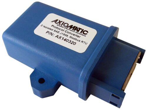 	Protocol Converter, 2 Isolated SAE J1939, Modbus RTU, AX140320