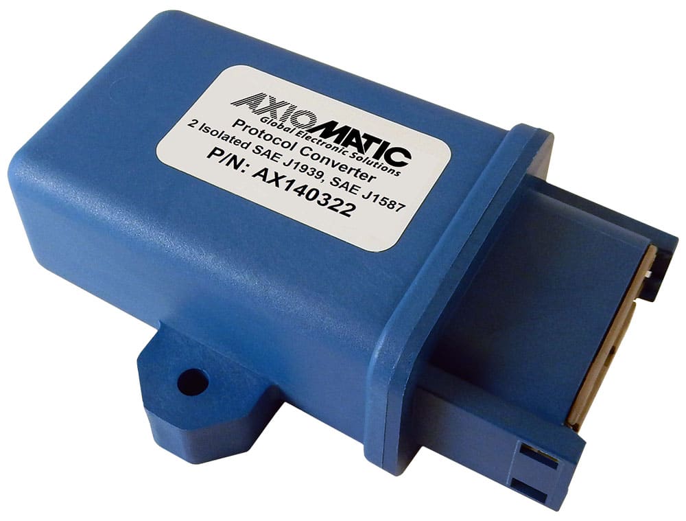 Protocol Converter, 2 Isolated SAE J1939, J1587