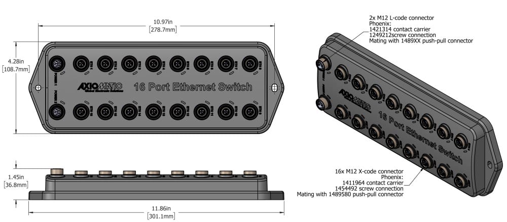 16 Port Gigabit Ethernet Switch with PoE