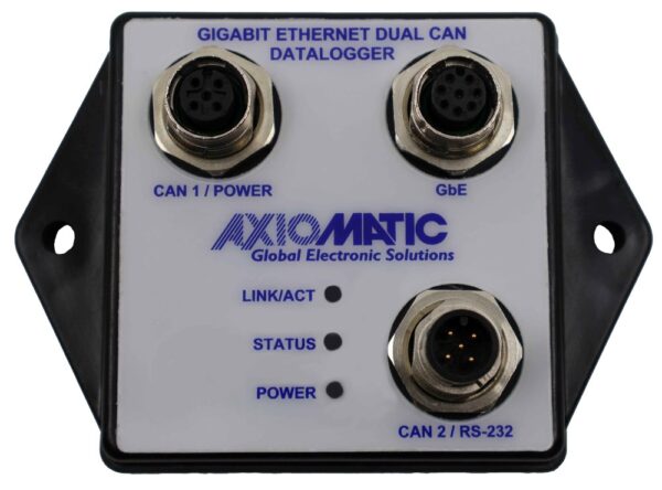 128 GB Data Logger, CAN/RS-232/Ethernet TCP/IP