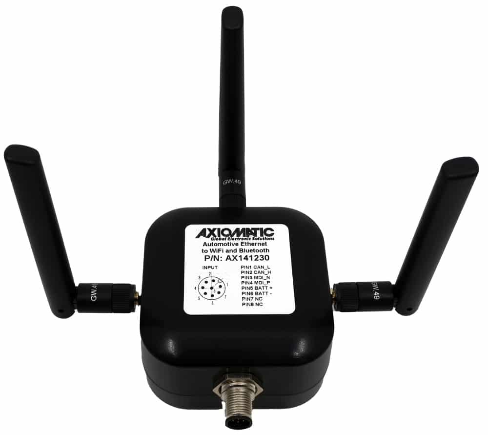 Automotive Ethernet to Wi-Fi and Bluetooth® CAN Converter