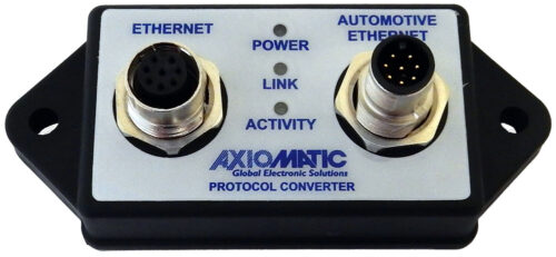 Gigabit Automotive Ethernet/Gigabit Ethernet Converter, A-Coded Connectors, AX141550