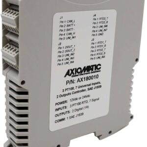 3 RTD & 7 Universal Inputs, 2 Digital Outputs Controller, SAE J1939