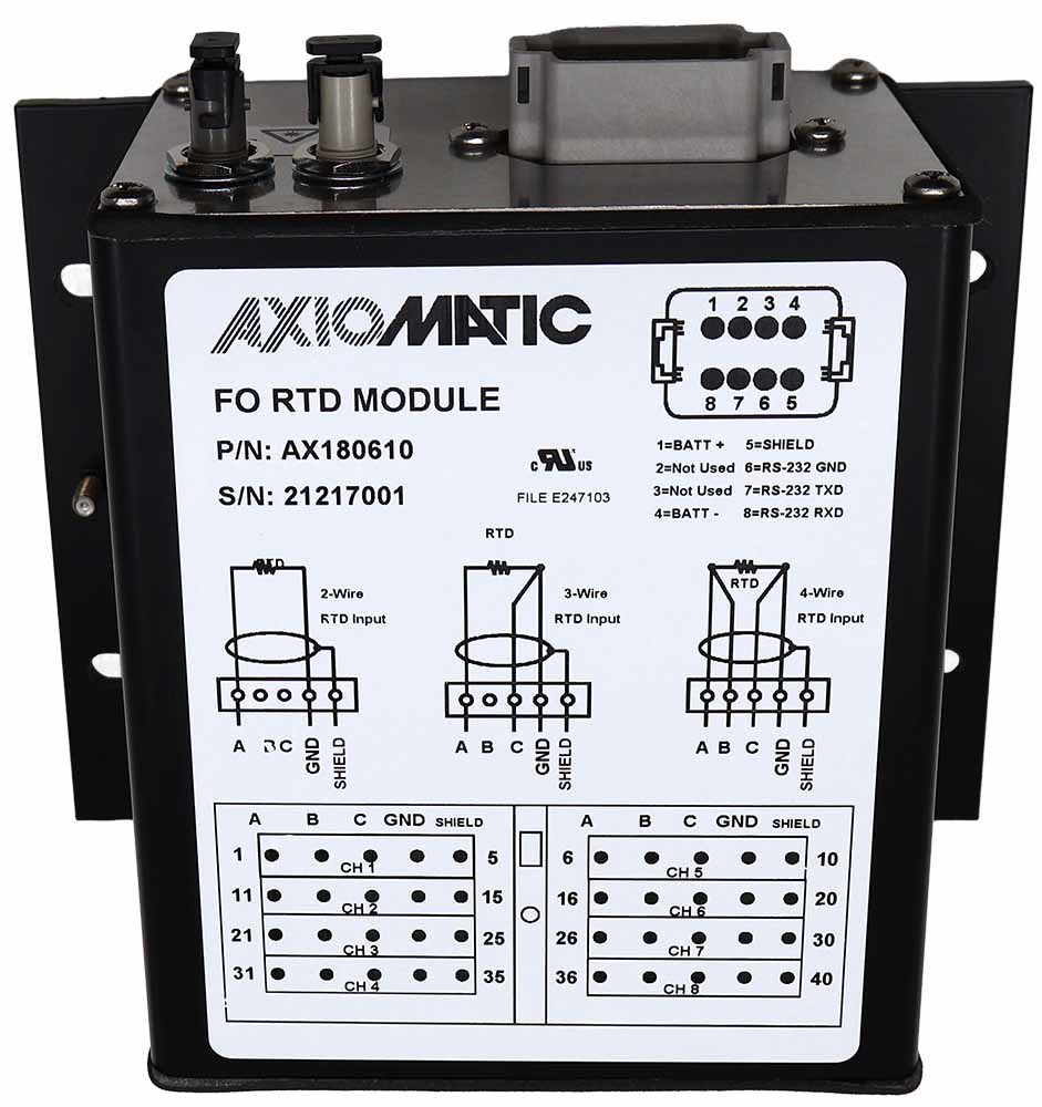 RTD/Fiber Optic Module