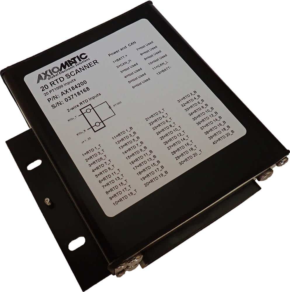 20 PT1000 RTD Module, SAE J1939