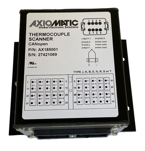 20 Channel Thermocouple Scanner, CANopen®