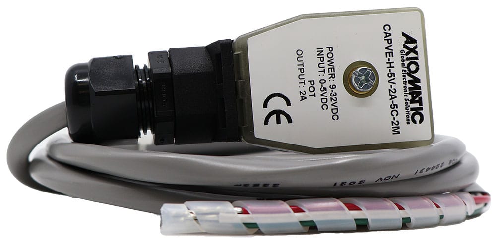 CAPVE-H-5V-XA-5C-2M Economy Connector Amplifiers for Proportional Valves